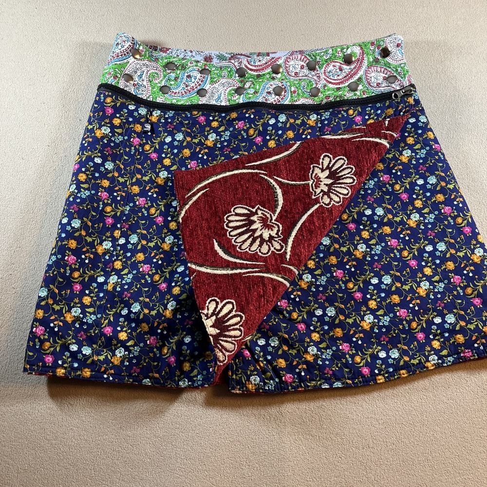 Zand Amsterdam Skirt Reversible One Size Adjustable‎ Floral